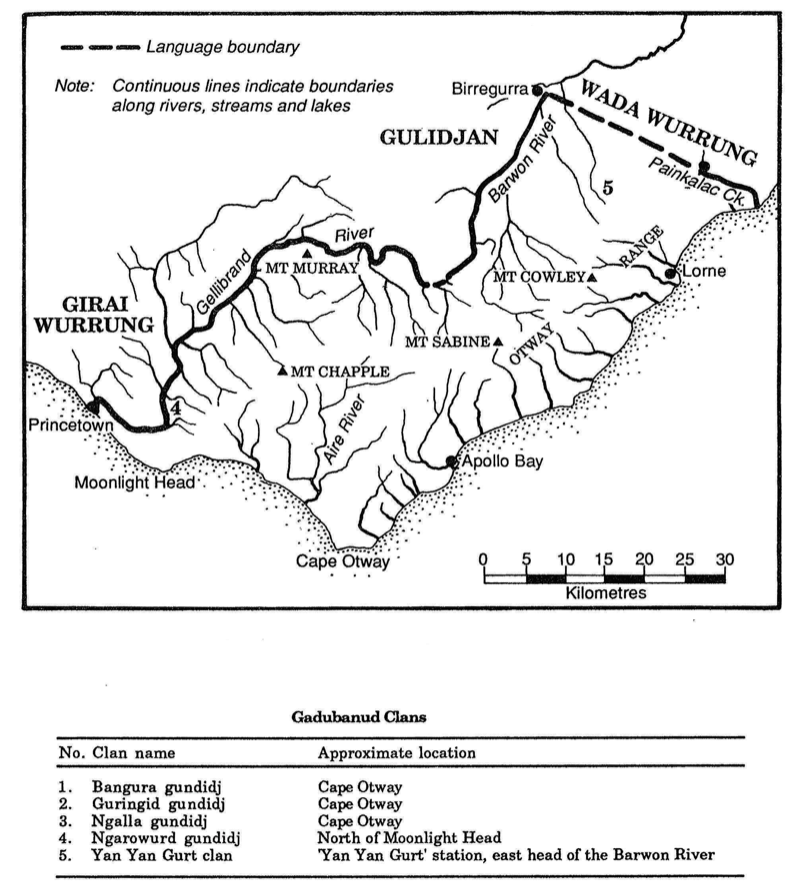 Figure 1 Gadubanud lands Niewojt 2009